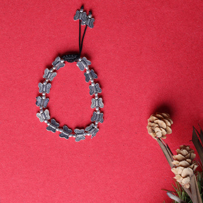 RajTitli- Oxidised beaded bracelet