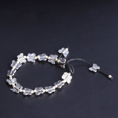 RajTitli- Oxidised beaded bracelet