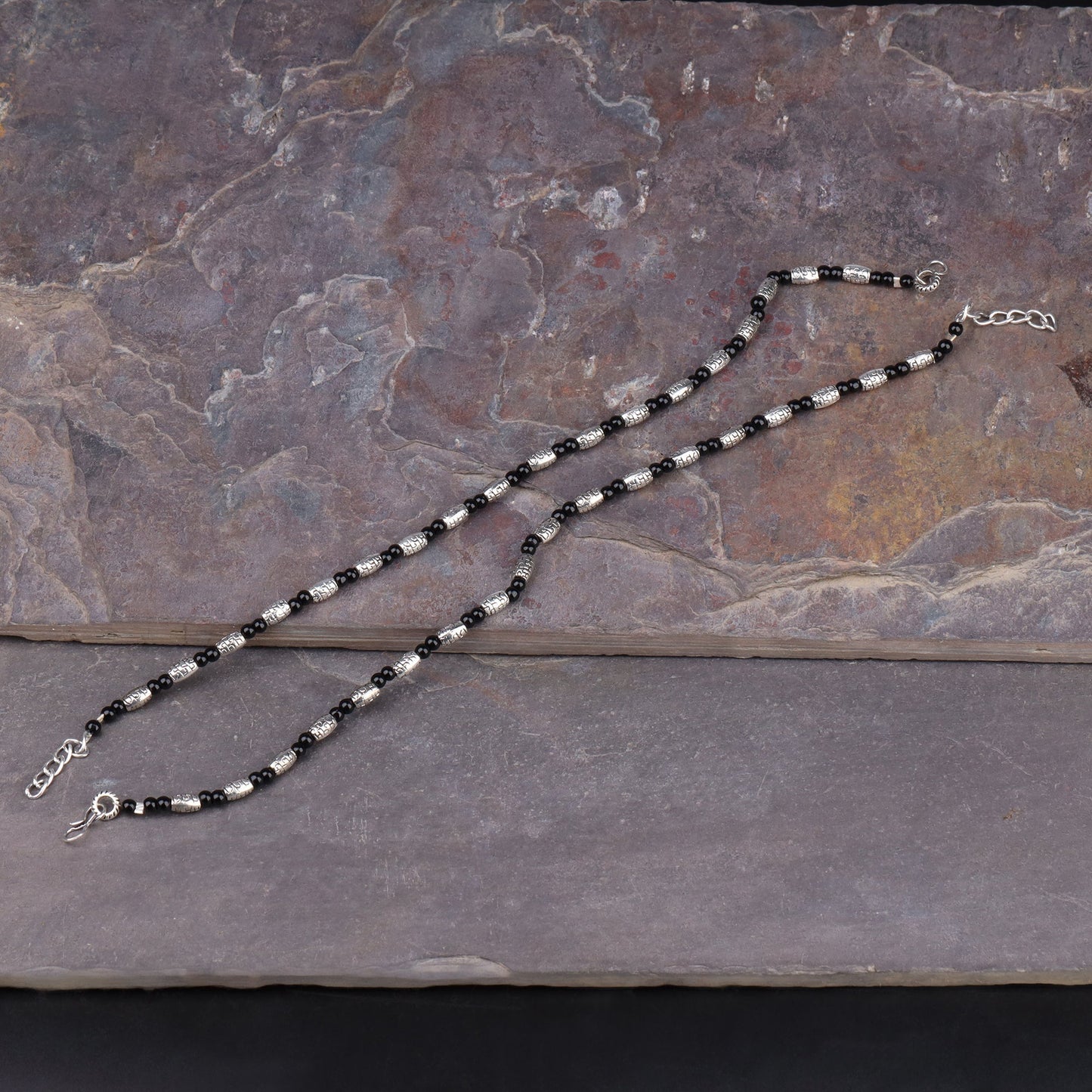 Kaalratna- Oxidised beaded bracelet