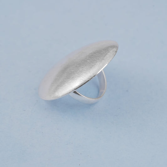 Chanda- Silver oxidised ring