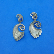 Silver Toned Brass Earrings