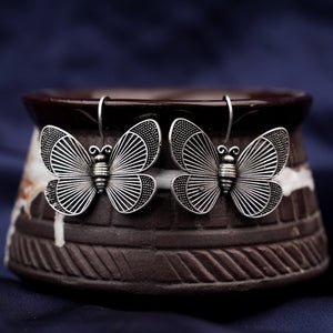 Butterfly Oxidised Earrings