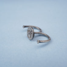 Silver toned Brass Ring