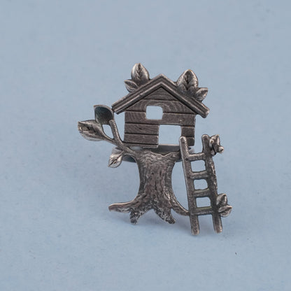 Vamangi – Oxidised Brass Ring