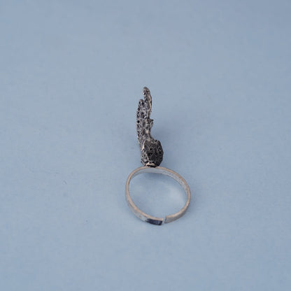 Morangi- Silver oxidised ring