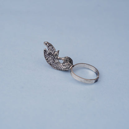 Morangi- Silver oxidised ring