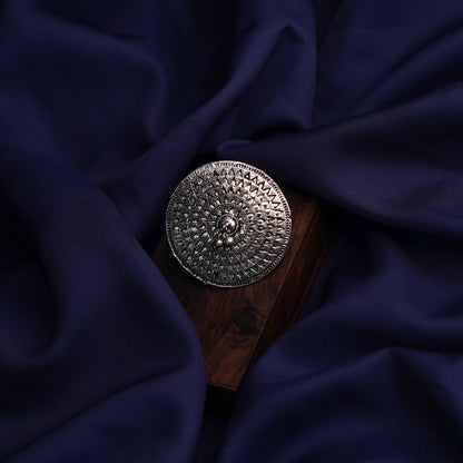 Chhavi- Silver oxidised ring