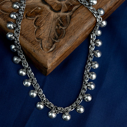 Navodita- Long Brass Neckpiece