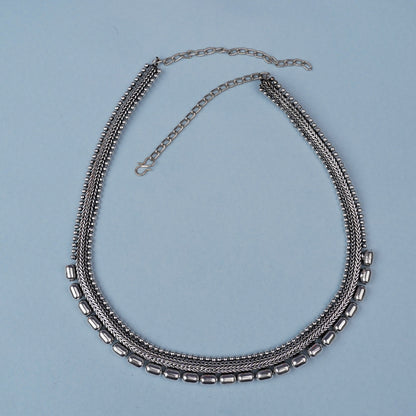 Kantiprabha- Long Brass Neckpiece