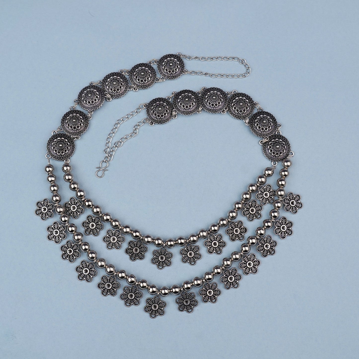 Ratnaval- Long Brass Neckpiece