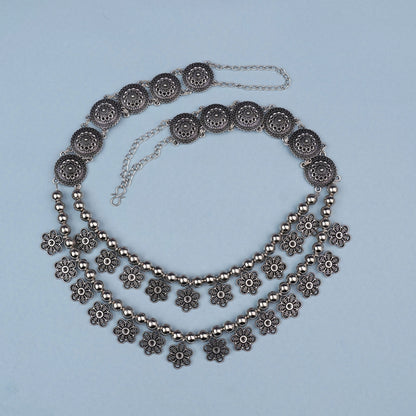 Ratnaval- Long Brass Neckpiece