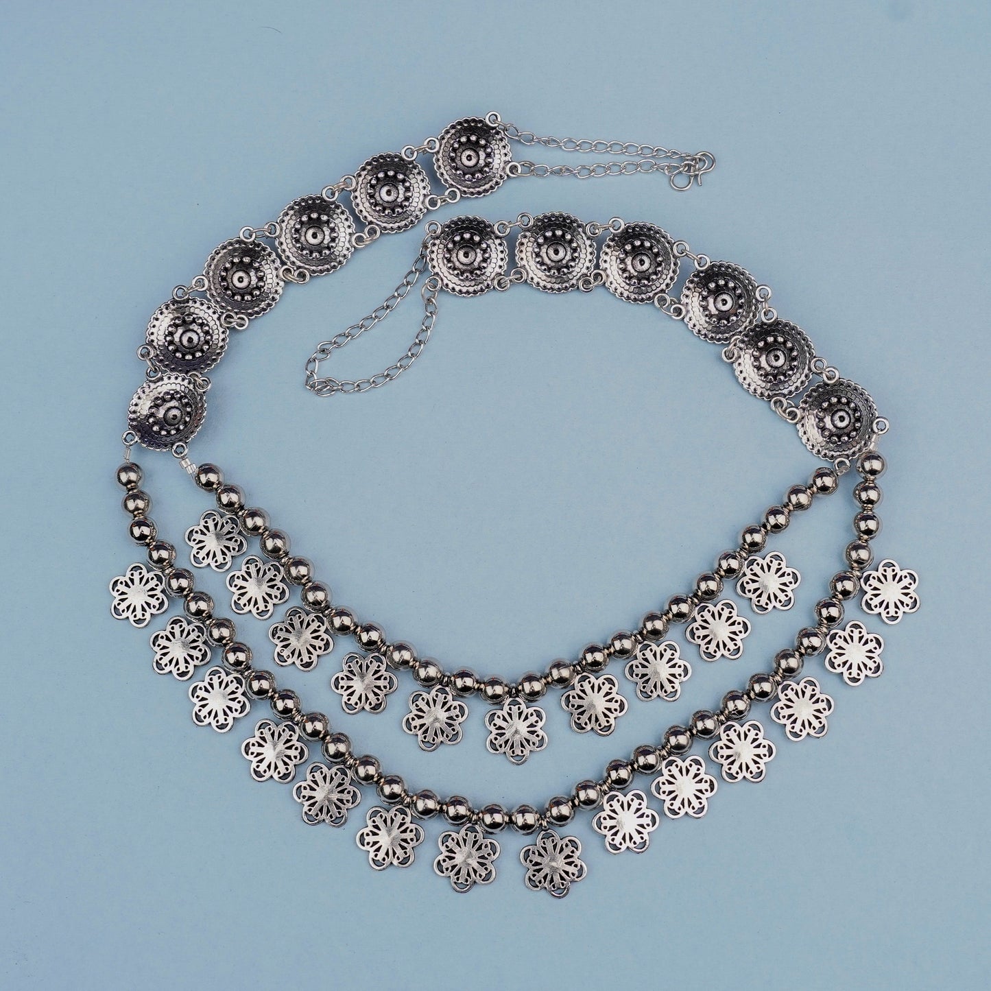 Ratnaval- Long Brass Neckpiece