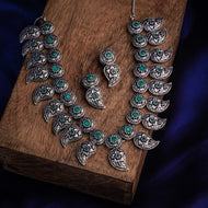 Oxidised Neckpiece Set