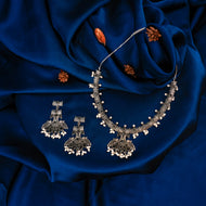 Oxidised Necklace Set