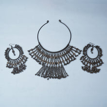 Statement Choker Necklace Embellished With Mirrors
