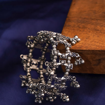 Jhanak- Oxidised brass bracelet.