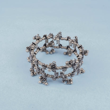 Jhanak- Oxidised brass bracelet.