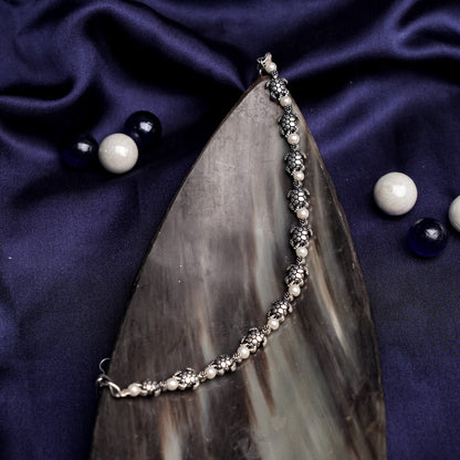 KurmRatna- Oxidised beaded bracelet