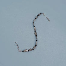 Black Beads studded Fish Charm Bracelet