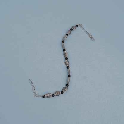 NeelMatsya- Oxidised beaded bracelet