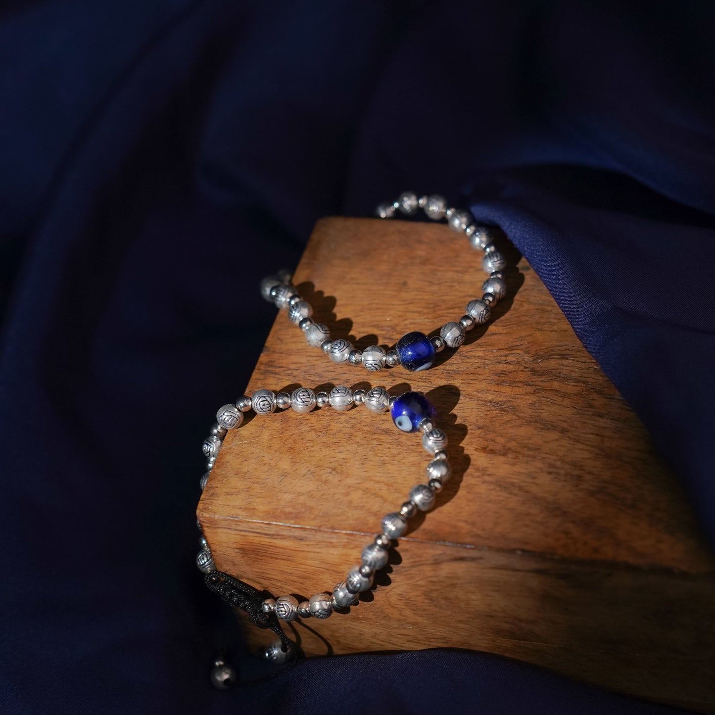 NayanRaksha- Oxidised beaded anklet